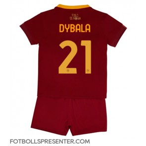 AS Roma Paulo Dybala #21 Hemmatröja Barn 2022-23 Kortärmad (+ korta byxor)